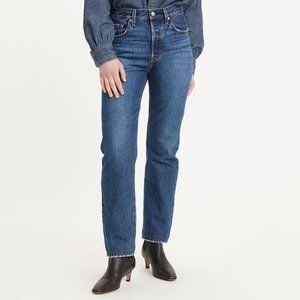 LEVI'S 501 Straight Leg Medium Wash 24 Waist